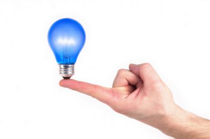 Blue Lightbulb